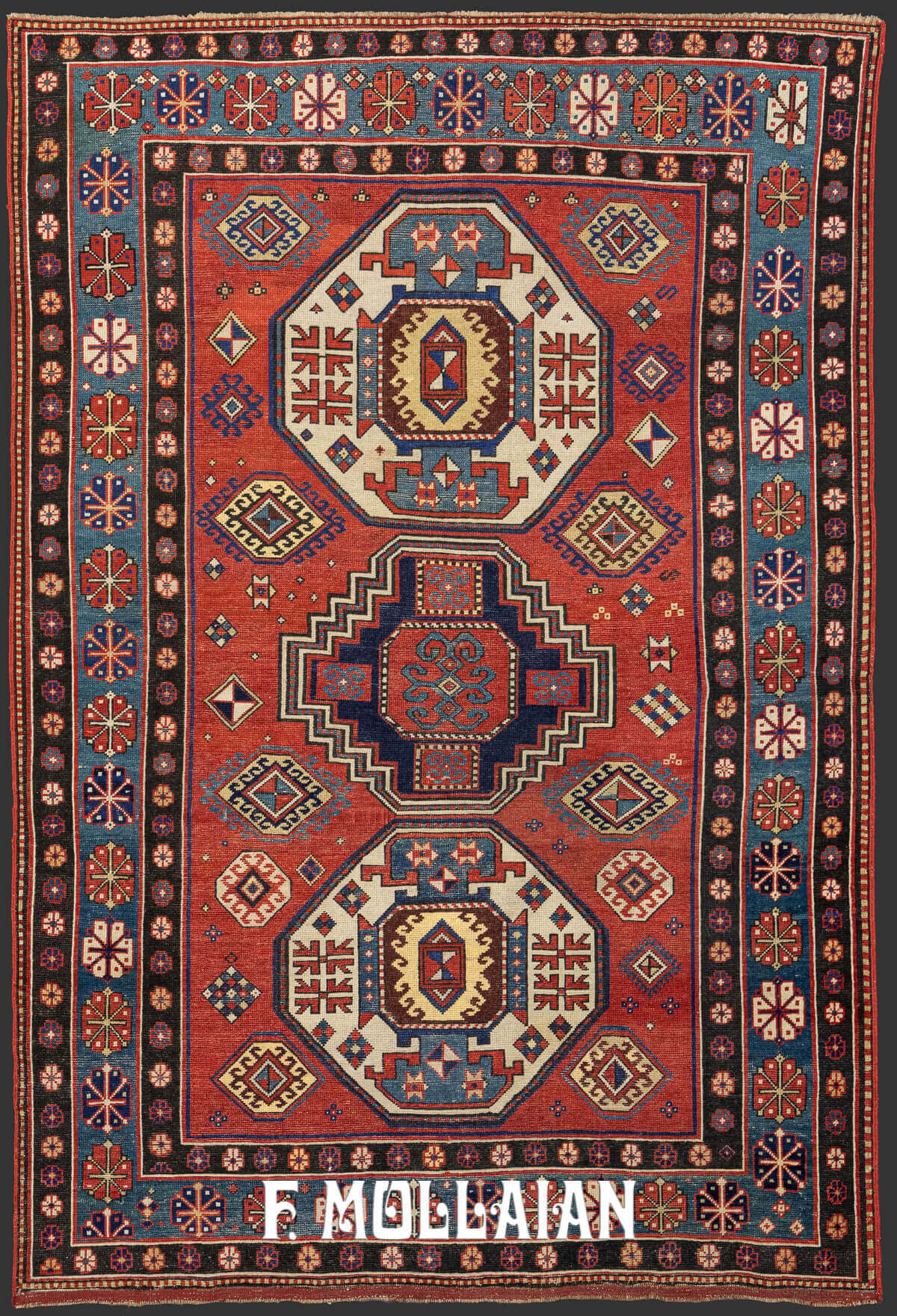 Tapis Kazakh Caucasien « Lori Pampak » n°:88529216